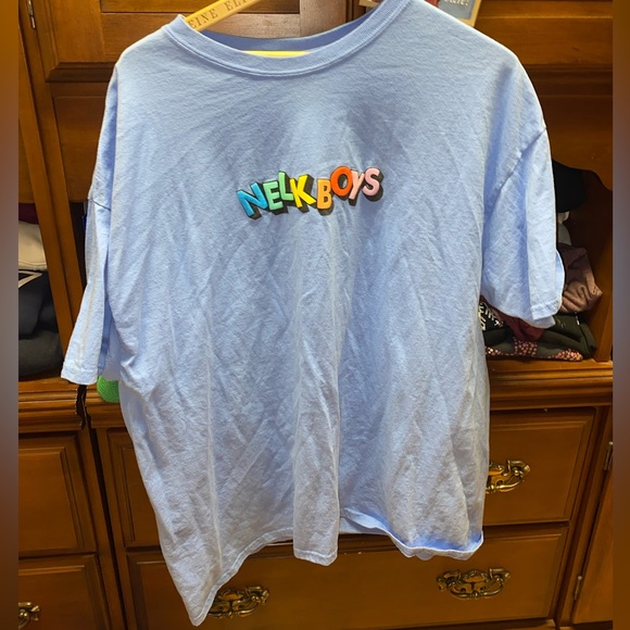 FullSend/NelkBoys Baby blue T-Shirt - Picture 1 of 3